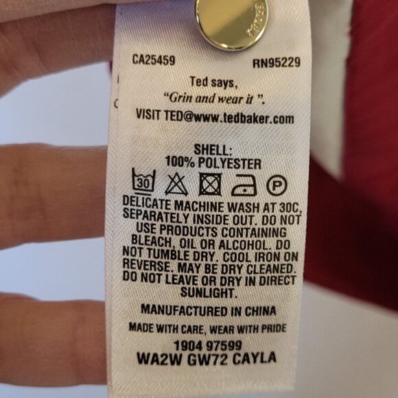 Ted Baker Color Block Blouse - Picture 8 of 10